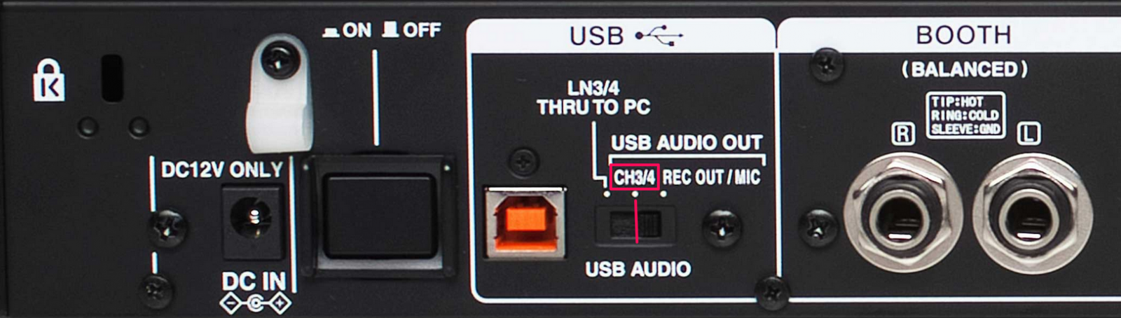 denondj mc6000mk2 vdj8 selectinputch3 4